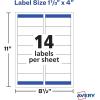 imageAvery Easy Peel Printable Address Labels with Sure Feed 113quot x 4quot White 1400 Blank Mailing Labels for Laser Printers 5162700 labels