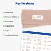 imageAvery Easy Peel Printable Address Labels with Sure Feed 1quot x 258quot Customizable Stickers White 1500 Blank Mailing Labels Great for Mailing Shipping and More 2Pack of 081601 500 labels