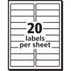 imageAvery Easy Peel Printable Address Labels with Sure Feed 1quot x 4quot White 2000 Blank Mailing Labels for Laser Printers 51611 in X 4 in
