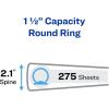 imageAvery Economy View 3 Ring Binder 15quot Round Rings 1 Black Binder 057711 Count Pack of 1