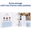 imageAvery Economy View 3 Ring Binder 15quot Round Rings 1 White Binder 05770