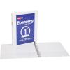 imageAvery Economy View 3 Ring Binder 1quot Round Rings 1 White Binder 057601 Pack