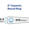 imageAvery Economy View 3 Ring Binder 2quot Round Rings 1 Black Binder 057811 Count Pack of 12