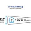 imageAvery Economy View 3 Ring Binders 1quot Round Rings 12 White Binders 057112