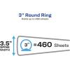 imageAvery Economy View 3 Ring Binders 1quot Round Rings 12 White Binders 057113