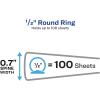 imageAvery Economy View 3 Ring Binders Homeschool Supplies Home Organization 1quot Round Rings 4 Black Binders 0571005 Pack of 3