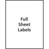 imageAvery Full Sheet Printable Shipping Labels 85quot x 11quot Matte Clear 10 Blank Mailing Labels 1866510 labels