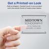 imageAvery Full Sheet Printable Shipping Labels 85quot x 11quot Matte Clear Inkjet Create Custom Labels Using Scissors or Electronic Cutting Machines 25 Total 86651 Pack