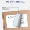 imageAvery FullSheet Printable Shipping Labels 85quot x 11quot Customizable Stickers White 100 Blank Mailing Labels Great for Mailing Shipping Organizing and More 5165Pack of 5