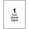 imageAvery FullSheet Printable Shipping Labels 85quot x 11quot Customizable Stickers White 100 Blank Mailing Labels Great for Mailing Shipping Organizing and More 5165One Size