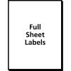 imageAvery FullSheet Printable Shipping Labels 85quot x 11quot Customizable Stickers White 100 Blank Mailing Labels Great for Mailing Shipping Organizing and More 5165One Size