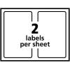 imageAvery HalfSheet Printable Shipping Labels 55quot x 85quot Customizable Stickers White 1000 Blank Mailing Labels Total Great for Mailing Shipping Organizing and More 5Pack of 5126512 in X 812 in
