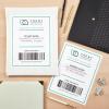 imageAvery HalfSheet Printable Shipping Labels 55quot x 85quot Customizable Stickers White 50 per Pack 100 Blank Mailing Labels Total Great for Mailing Shipping Organizing and More 2Pack of 8126One Size