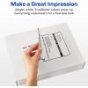 imageAvery HalfSheet Printable Shipping Labels 55quot x 85quot Customizable Stickers White 50 per Pack 100 Blank Mailing Labels Total Great for Mailing Shipping Organizing and More 2Pack of 812655 x 85 inch