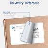 imageAvery HalfSheet Printable Shipping Labels 55quot x 85quot Customizable Stickers White 500 Blank Mailing Labels Great for Mailing Shipping Organizing and More 5912250 labels