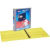 imageAvery HeavyDuty Dual Color 3 Ring Binder 12 Inch Slant Rings WhiteBlack View Binder 17880GrayYellow