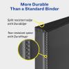 imageAvery HeavyDuty Dual Color 3 Ring Binder 12 Inch Slant Rings WhiteBlack View Binder 17880MintCoral
