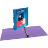 imageAvery HeavyDuty Dual Color 3 Ring Binder 12 Inch Slant Rings WhiteBlack View Binder 17880Pool BlueLavender