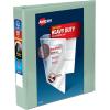 imageAvery HeavyDuty View 3 Ring Binder 15 Inch One Touch Slant Rings 375Sheet Capacity DuraHinge 21 Inch Wide Spine Customizable Clear Cover and Spine 1 Pastel Sage Green Binder 79819Sage