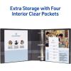 imageAvery HeavyDuty View 3 Ring Binder 2quot Slant Rings 540Sheet Capacity 28 Inch Wide Spine Great for Home School Supplies Office or Organization Needs 1 White Binder 79192