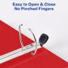 imageAvery HeavyDuty View 3 Ring Binder 3 Inch One Touch EZD Rings 35 Inch Spine 1 Red Binder 79325Red