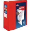 imageAvery HeavyDuty View 3 Ring Binder 3 Inch One Touch EZD Rings 35 Inch Spine 1 Red Binder 79325Red