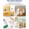 imageAvery Matte Clear Rectangle Sticker Sheets 85quot x 11quot 10 Matte Clear Labels LaserInkjet Printable LabelsGlossy Clear