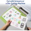 imageAvery Matte Clear Rectangle Sticker Sheets 85quot x 11quot 10 Matte Clear Labels LaserInkjet Printable LabelsVinyl