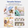 imageAvery Matte Clear Rectangle Sticker Sheets 85quot x 11quot 10 Matte Clear Labels LaserInkjet Printable LabelsVinyl