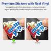 imageAvery Matte Clear Rectangle Sticker Sheets 85quot x 11quot 10 Matte Clear Labels LaserInkjet Printable LabelsVinyl