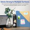 imageAvery Matte Clear Rectangle Sticker Sheets 85quot x 11quot 10 Matte Clear Labels LaserInkjet Printable LabelsVinyl