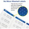 imageAvery Multiuse Removable 1quot Round Labels with Sure Feed 945 Small White Labels for Organization and Storage 64501 Pack