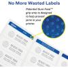 imageAvery Multiuse Removable 1quot Round Labels with Sure Feed 945 Small White Labels for Organization and Storage 6450250 labels