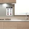 imageAvery Preprinted Wall Decals quotPrevent Germs from Spreadingquot Safety Signs 7quot x 10quot Tear and Water Resistant 5 Removable Wall Signs 83174Prevent Germs