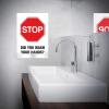 imageAvery Preprinted Wall Decals quotPrevent Germs from Spreadingquot Safety Signs 7quot x 10quot Tear and Water Resistant 5 Removable Wall Signs 83174Stop Wash Your Hands