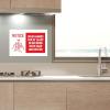 imageAvery Preprinted Wall Decals quotPrevent Germs from Spreadingquot Safety Signs 7quot x 10quot Tear and Water Resistant 5 Removable Wall Signs 83174Wash Hands 20 Seconds