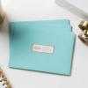 imageAvery Printable Address Labels 1quot x 258quot Matte White with Gold Border 300 Blank Mailing Labels 06529One Size