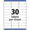 imageAvery Printable Address Labels with Sure Feed 1quot x 258quot Matte Clear 1500 Blank Mailing Labels 056607 500 labels