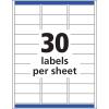 imageAvery Printable Address Labels with Sure Feed 1quot x 258quot Matte Clear 750 Blank Mailing Labels 086601 500 labels