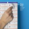imageAvery Printable Address Labels with Sure Feed 1quot x 258quot Matte Clear 750 Blank Mailing Labels 086603 750 labels