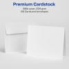 imageAvery Printable Note Cards with Envelopes 425quot x 55quot Matte White 60 Blank Note Cards for Inkjet Printers 0831560 Count Pack of 2