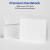 imageAvery Printable Note Cards with Envelopes 425quot x 55quot Matte White 60 Blank Note Cards for Inkjet Printers 0831560 Count Pack of 5