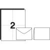 imageAvery Printable Note Cards with Envelopes 425quot x 55quot Matte White 60 Blank Note Cards for Inkjet Printers 0831560 Count Pack of 5