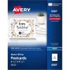 imageAvery Printable Postcards 425quot x 55quot Matte White 200 Blank Postcards for Inkjet Printers 8387Matte White