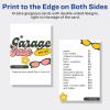 imageAvery Printable Postcards 425quot x 55quot Matte White 200 Blank Postcards for Inkjet Printers 8387Matte White
