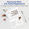 imageAvery Printable Postcards 425quot x 55quot Matte White 200 Blank Postcards for Inkjet Printers 8387Matte White