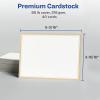 imageAvery Printable Postcards 425quot x 55quot Matte White 200 Blank Postcards for Inkjet Printers 8387Metallic Gold Border