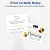 imageAvery Printable Postcards 425quot x 55quot Matte White 200 Blank Postcards for Inkjet Printers 8387Textured White