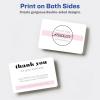 imageAvery Printable Postcards 425quot x 55quot White 200 Blank Postcards for Laser Printers 5689Matte White  Rounded Corners