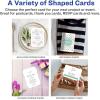 imageAvery Printable Postcards 425quot x 55quot White 200 Blank Postcards for Laser Printers 5689Matte White  Rounded Corners